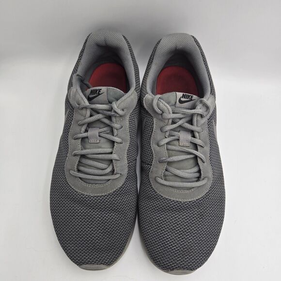 Nike Tanjun Mens Athletic Sneakers Size 10.5 Cool Grey Mesh Style 844887 Running - Picture 3 of 9